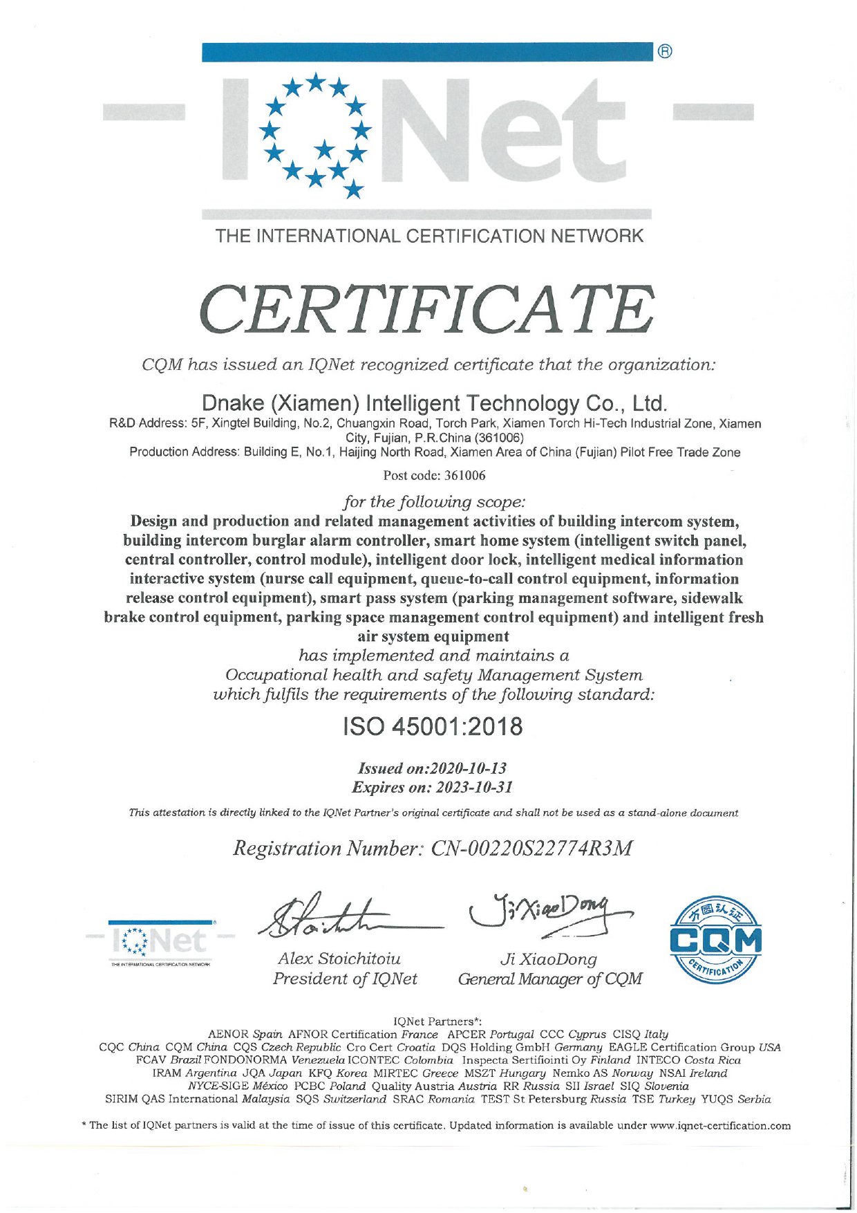 ISO 45001 Certification